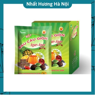Bột rau câu giòn agar hoàng yến gói 25gr