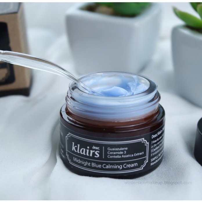 Kem dưỡng da Dear, Klairs Midnight Blue Calming Cream 60ml xuất xứ Hàn Quốc