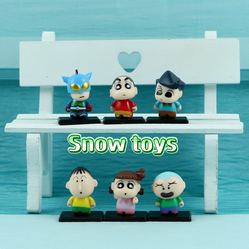 Mô hình Shin Cậu bé bút chì - Set Shin - Shinnosuke - Nohara Shinosuke Kazama Toru Sakurada Nene Sato Masao Bo - Cao 3cm