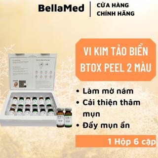 Vi kim tảo biển Btox Peel 2 màu thay da sinh học Hàn Quốc