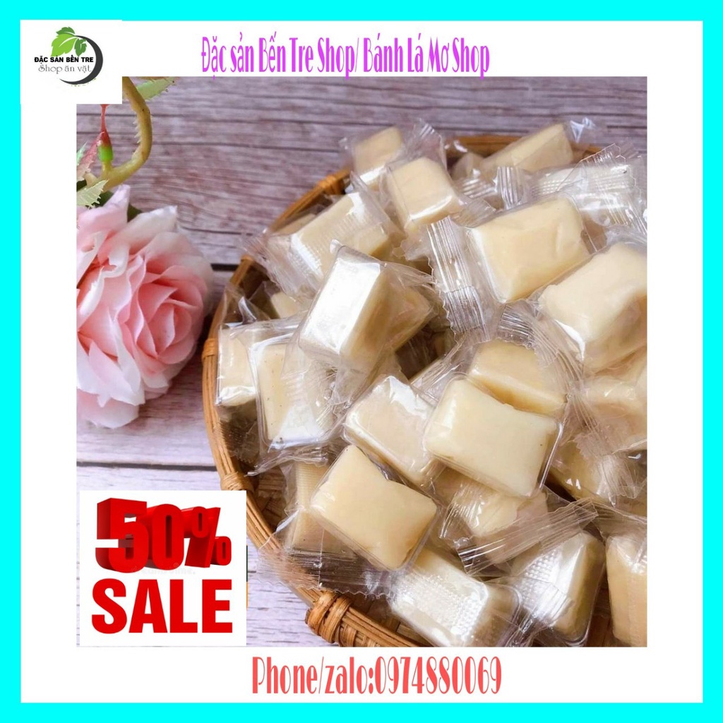 (ĐẶC SẢN BẾN TRE) 100GR KẸO DỪA SÁP TRUYỀN THỐNG KIÊN LONG- ĐẶC SẢN BẾN TRE SHOP