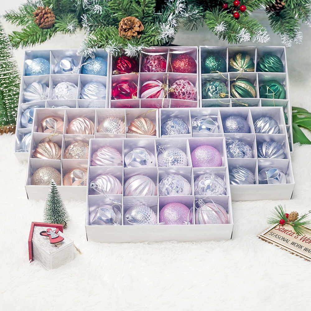 Quả Châu Trang Trí Noel 6cm MẪU E21