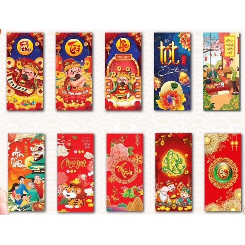 Combo 3 Bao Lì Xì Tết Siêu Đẹp