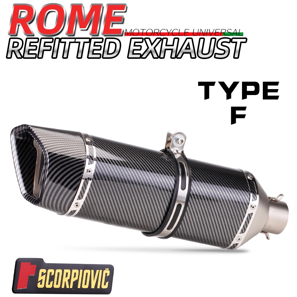 Ống xả phổ thông xe máy 51mm Ống xả SC