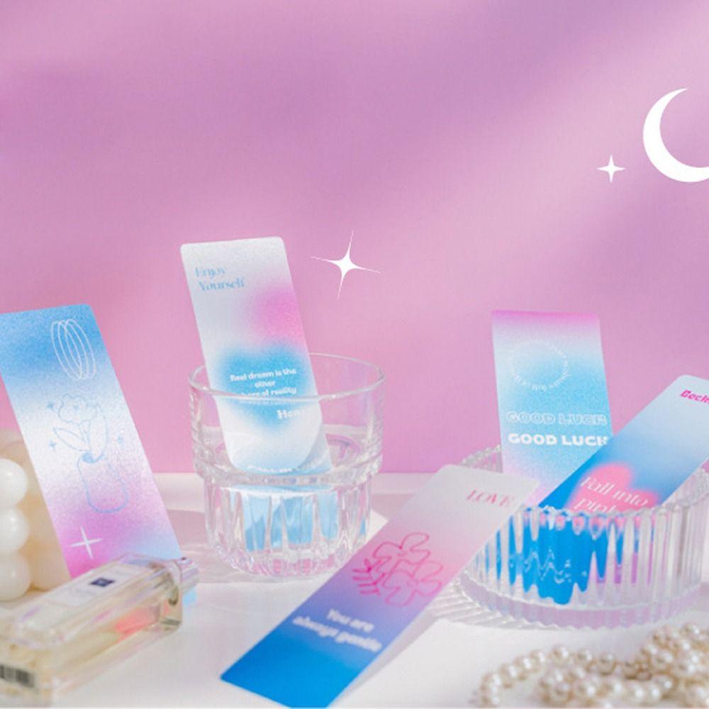 AUGUSTINA Bookmark Trong Mờ Họa Tiết Hoa Giấc Mơ Dùng Trang Trí