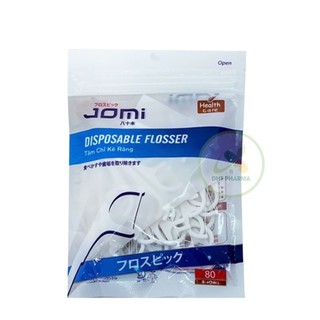 Tăm chỉ kẽ răng Jomi (túi 80 cây)