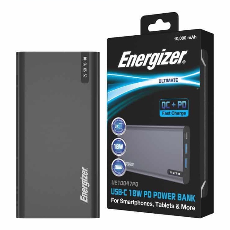 Sạc dự phòng Energizer 10.000mAh UE10047PQ