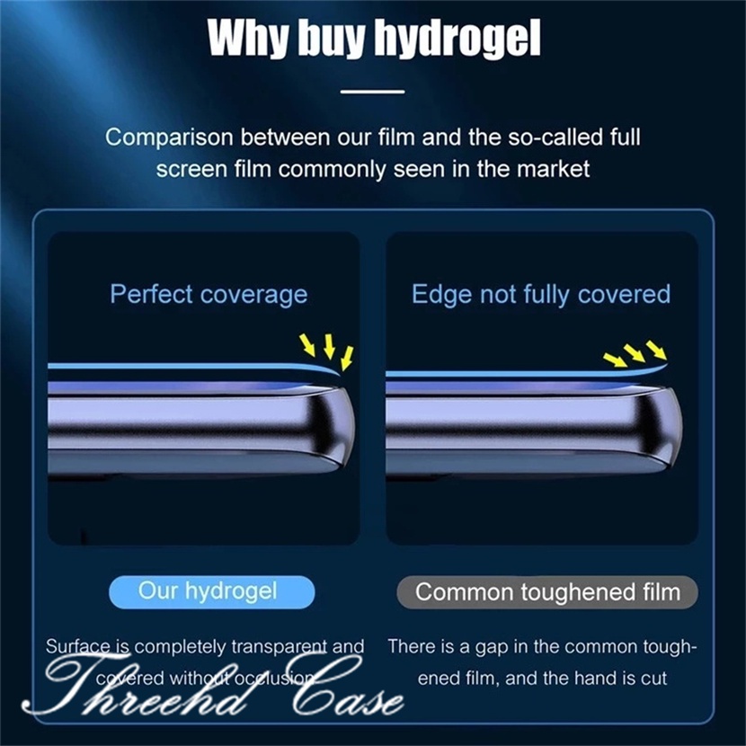 Miếng Dán Hydrogel 9999D Mềm Bảo Vệ Màn Hình Điện Thoại iPhone 14 13 12 11 Pro Max 14 Plus X Xr Xs Max 7 8 6 6s Plus SE 2020 Kính