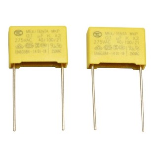 Tụ 0.1 uf, 0.47 uf, 1.0 uf 275vac tenta màu vàng