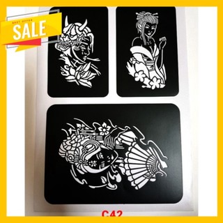 Khuôn xăm mặt quỷ, cô gái Nhật bản