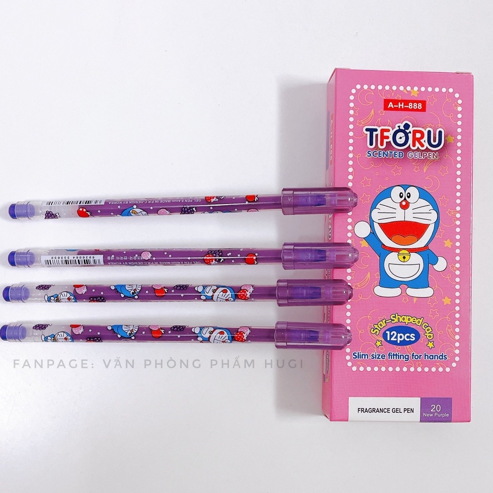 Hộp 12 cây bút gel nho Thoru  nét nhỏ dành cho học sinh tiểu học