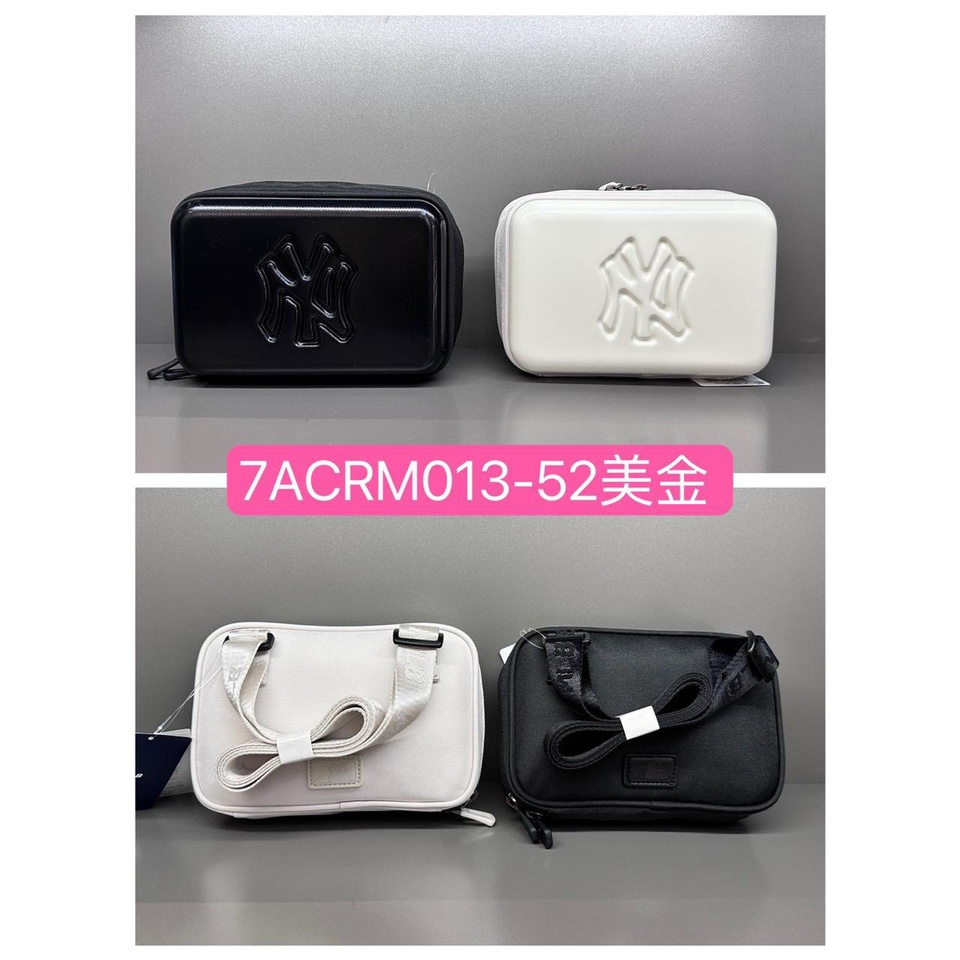 Túi MLB chính hãng / Túi Kids MLB trắng & đen trơn 2022