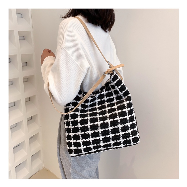 Túi Đeo JASMIN NOIR Chéo Bằng Len Thiết Kế Đơn Giản Thời Trang Cho Nữ