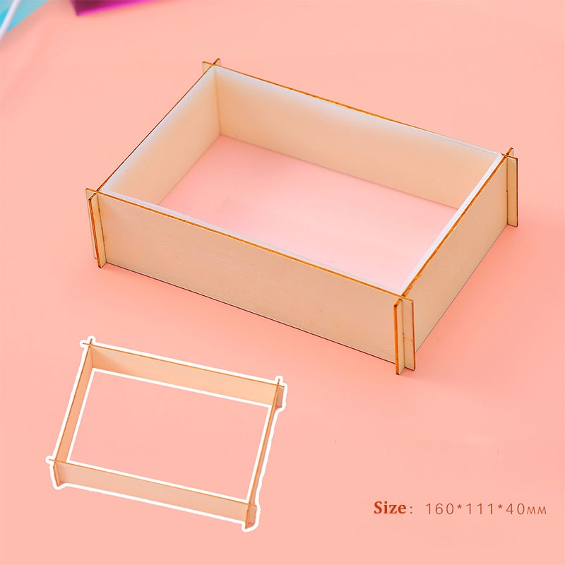 Khuôn silicone Làm Hoa Khô Hình Khối Vuông / Đèn Ngủ Bằng epoxy resin DIY