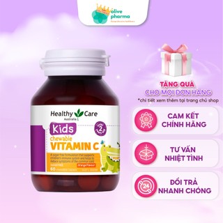 Viên nhai kẽm ZinC + Vitamin C Healthy Care 60 viên giúp bé ăn ngon ngủ ngon