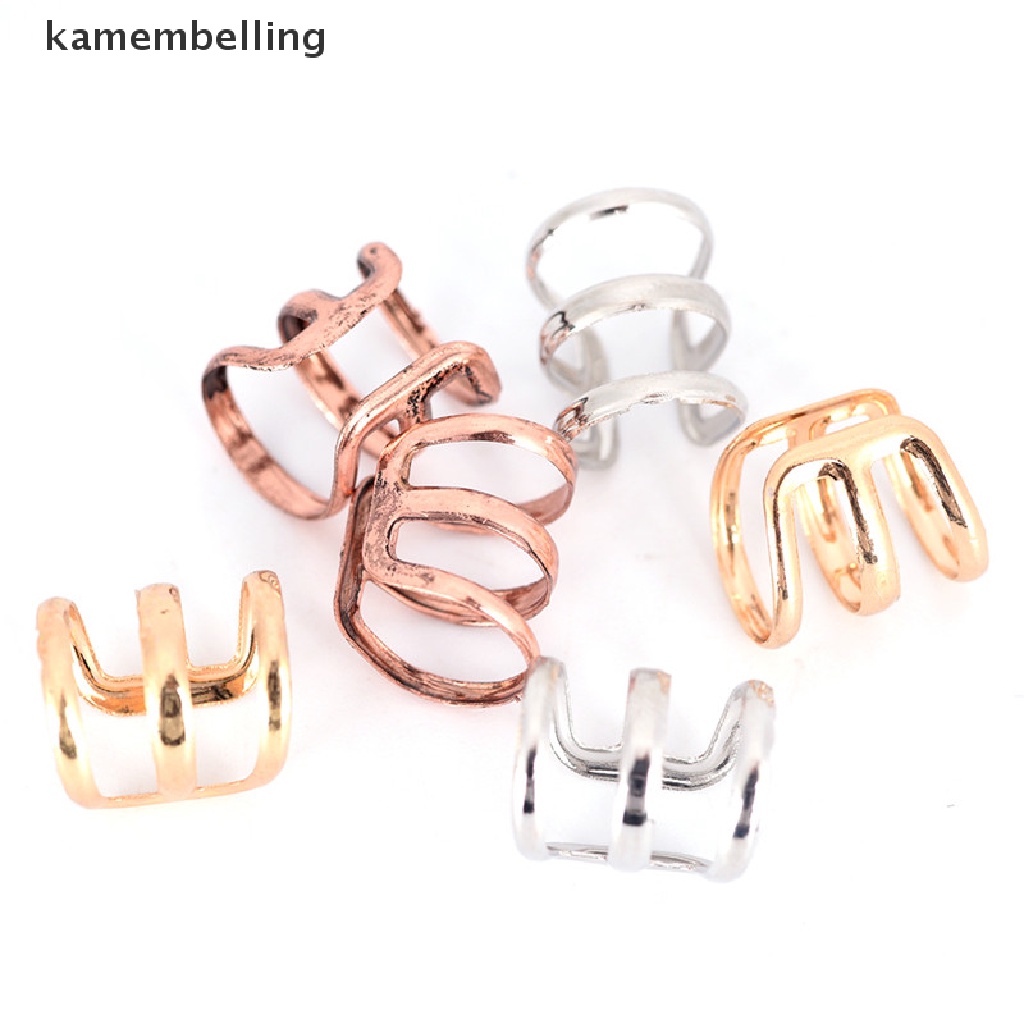 Kamembelling Set 2 Vòng Kẹp Tóc Tết Bím Điều Chỉnh Được Tiện Dụng