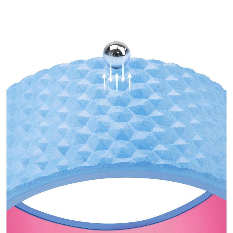 Vòng tập yoga có gai bản rộng 34 x 34 x 20cm chịu lực 200kg , phiên bản cao cấp có gai massage , dụng cụ tập yoga
