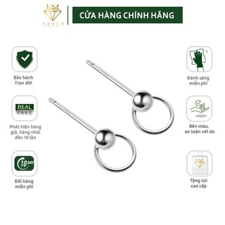 Khuyên tai bạc Ý s925 E3014 - AROCH Jewelry