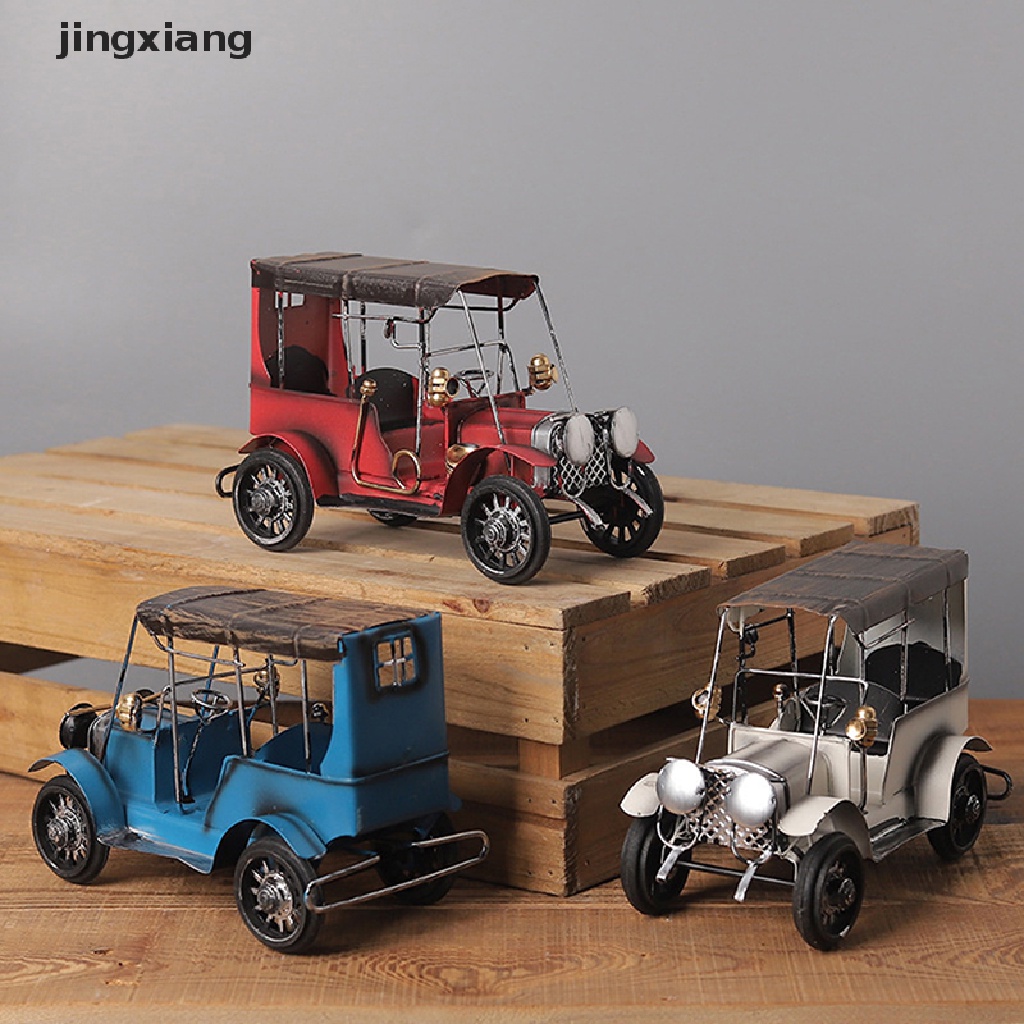 Đồ trang trí Xe Hơi Cũ Bằng Sắt Phong Cách Vintage Trang Trí Bàn Làm Việc