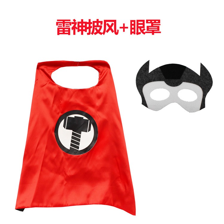 Bộ áo choàng cotton kèm mặt nạ người nhện Spiderman cho bé trai và bé gái