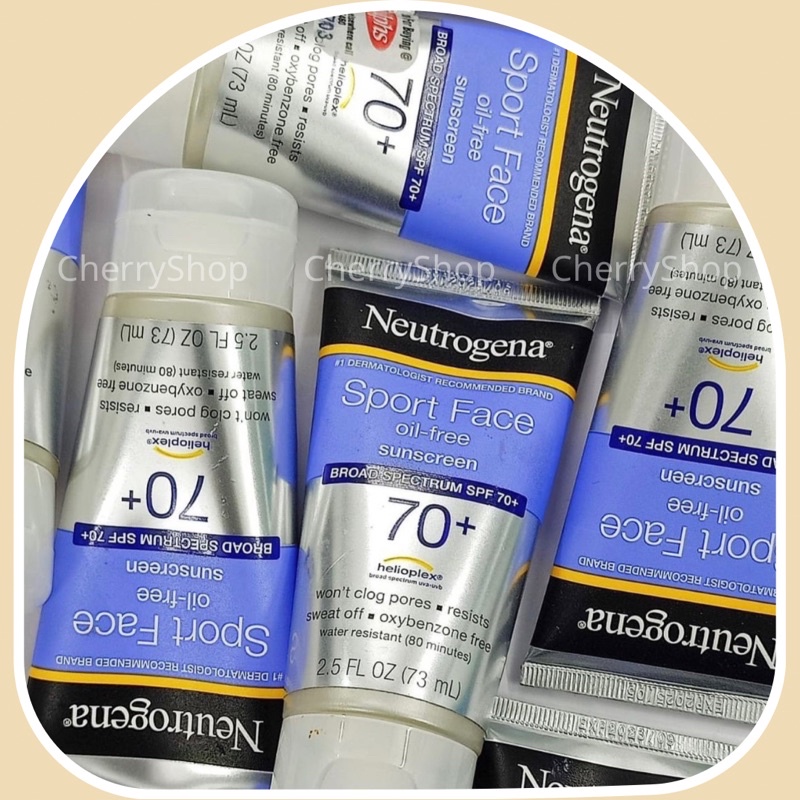 Kem chống nắng thể thao Neutrogena Sport Face-Oil Free Lotion SPF 70+ (73ml)