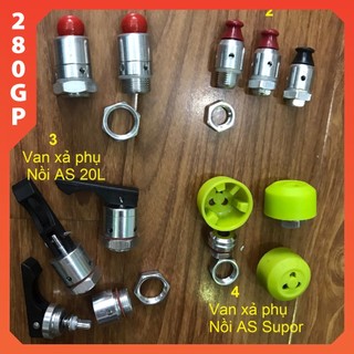 Van xả phụ nồi áp suất, van xả tự động nồi áp suất Supor các loại