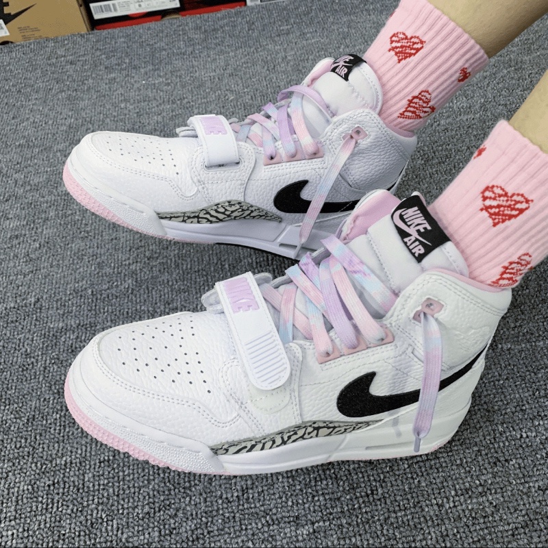 Dây Giày Air Jordan Legacy 312 Màu Hồng Hoa Anh Đào aj312 Air Force One