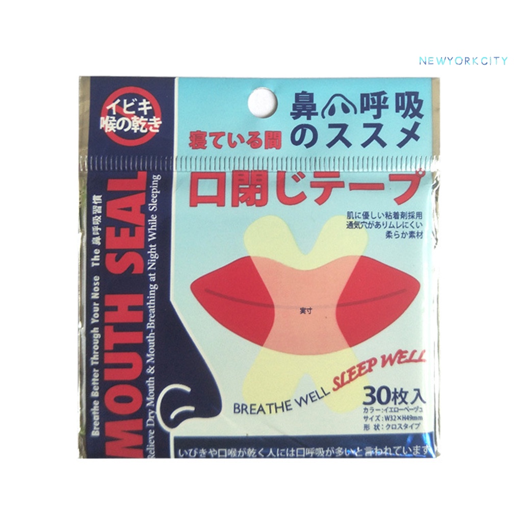 Bộ 30 Miếng Dán Mũi Chống Trượt Tự Dính Chăm Sóc Sức Khỏe Khi Ngủ