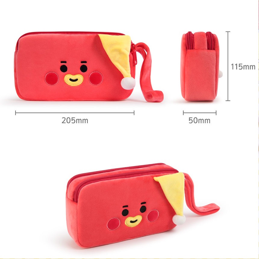 Túi Đựng Bút Hình Búp Bê BT21 Ốp