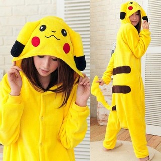 Bộ đồ thú pikachu - chất nhung mịn cao cấp