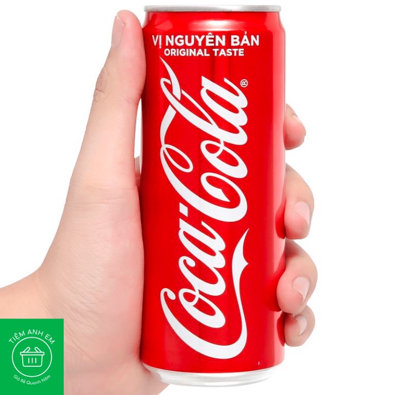 Lốc 6 lon nước ngọt Coca Cola 320ml Vị Nguyên Bản Có Đường Và Không Đường