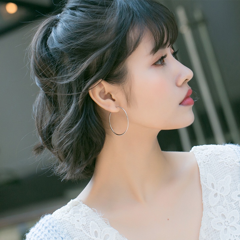 Khuyên Tai Vòng Lớn Thời Trang Hàn Quốc JP5