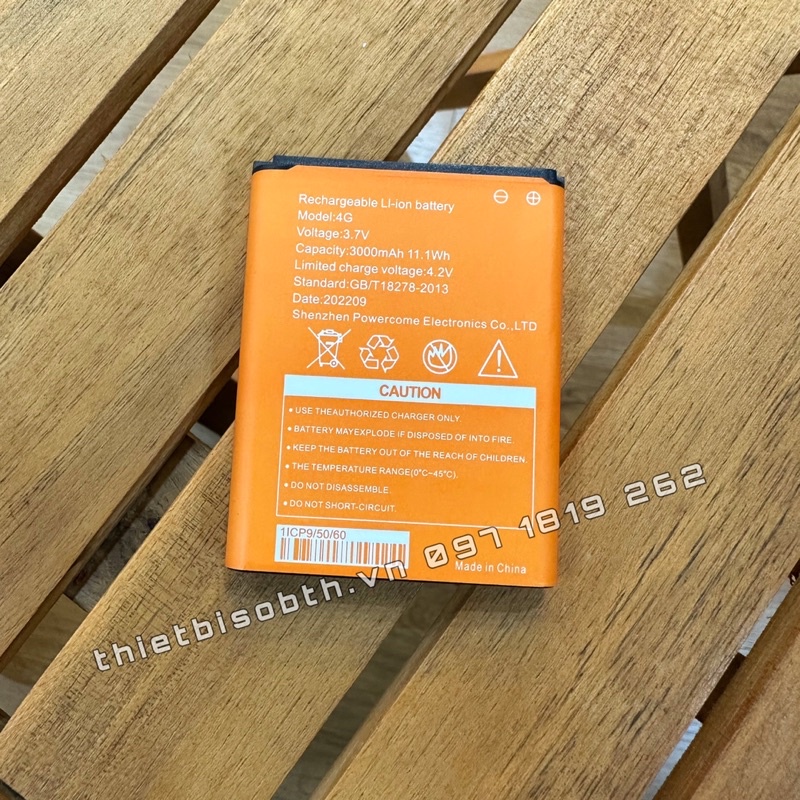Pin Nguyên Zin Bóc Máy Siêu Bền của bộ phát wifi 4G Olax MT10 c , 3000mah