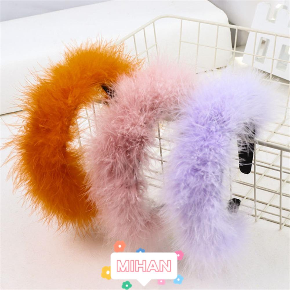 Băng Đô Lông Vũ Cài Tóc Thời Trang MIHAN1