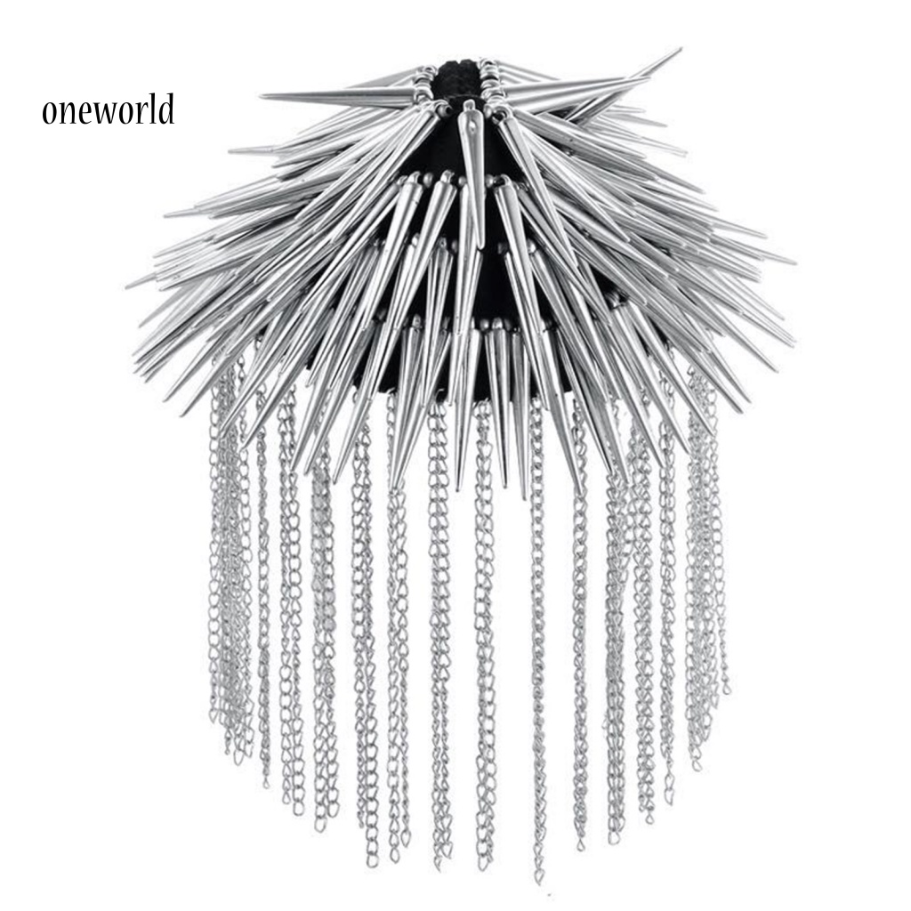 Dây Xích Đính Đinh Tán Kiểu Hip-hop Trang Trí Quần Áo Blazer