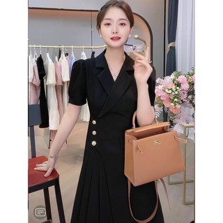Đầm công sở xếp ly bigsize