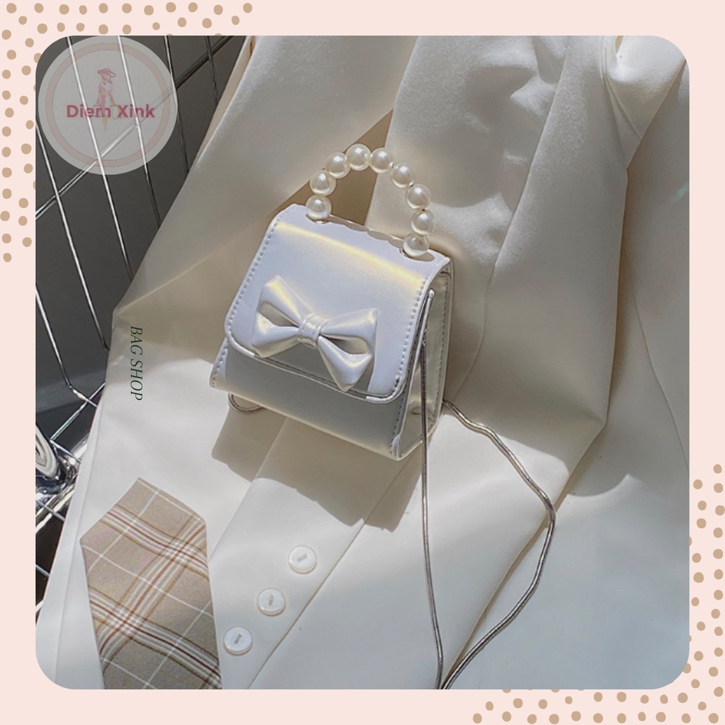 Túi Xách Nữ Đeo Chéo Đeo Vai Mini Đẹp  Du Lịch Phong Cách Hàn Quốc Nơ Dễ Thương Đi Chơi Tết Túi Da Giá Rẻ Đi Chơi T 46