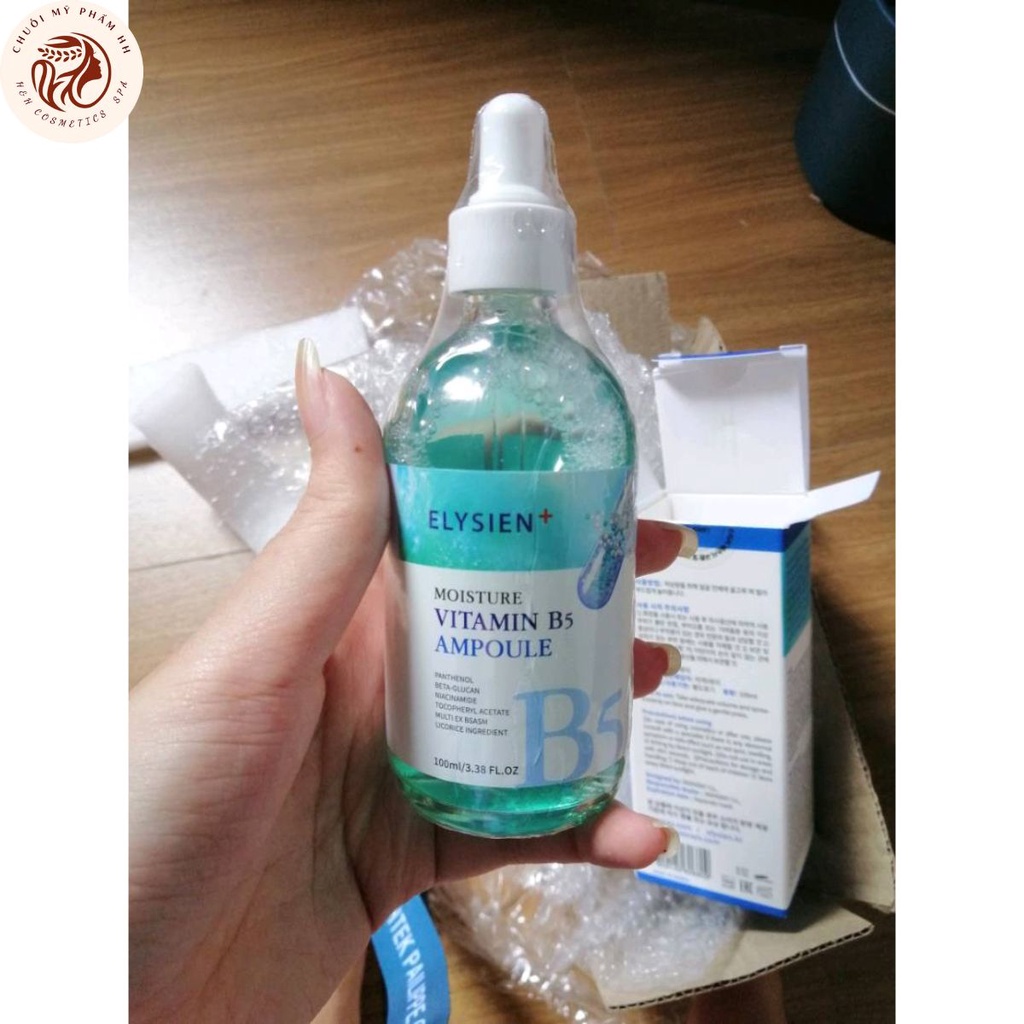 Serum Vitamin B5 Elysien Moisture ampoule , tinh chất dưỡng phục hồi, chăm sóc da nhạy cảm