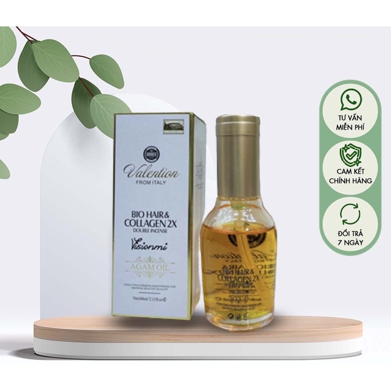 TINH DẦU DƯỠNG TÓC VALENTION COLLAGEN 2X 60ml