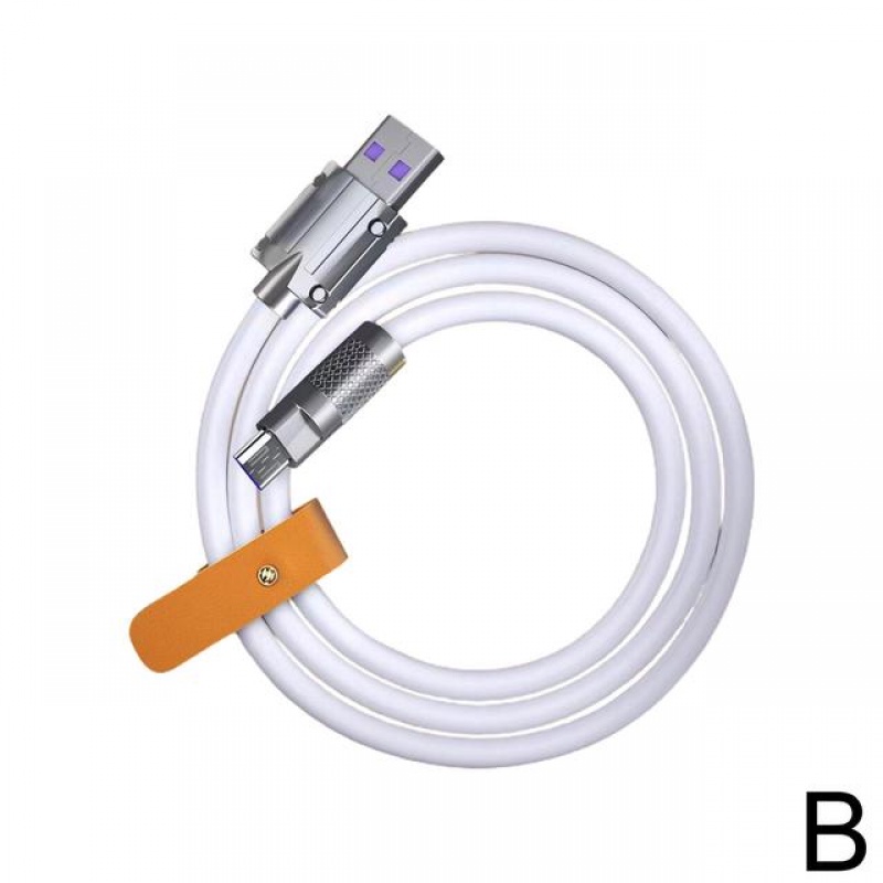 Dây Cáp Sạc USB Loại C 120W 6A Bằng Silicone Chất Lượng Cao