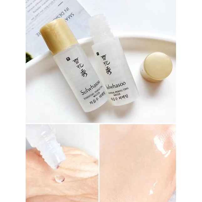 Mẫu mới nhất - Nước hoa hồng Sulwhasoo Essential Perfecting Water cân bằng cho da nhạy cảm chai 5ml