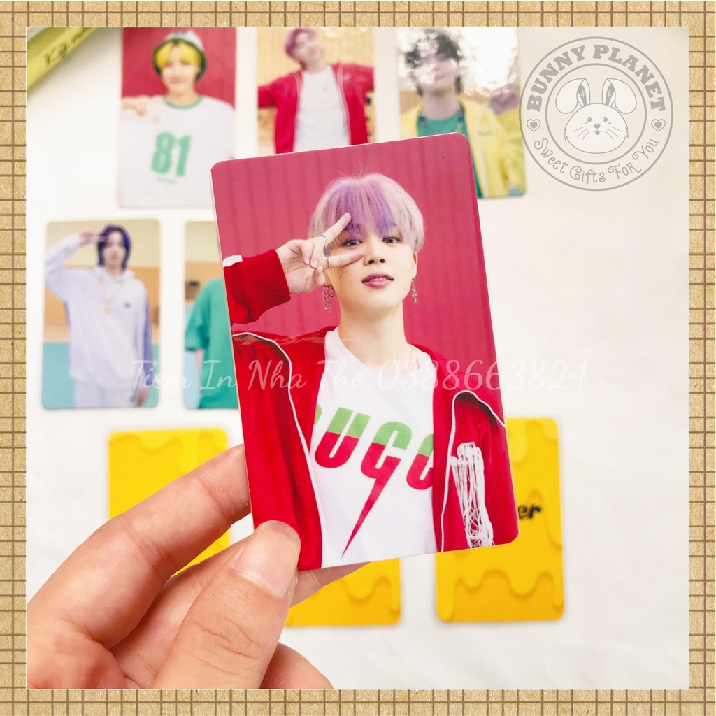 Card Bo Góc ÉP NHỰA in theo yêu cầu - Card BTS, Blackpink, Anime... Kích thước 54x86mm siêu cứng