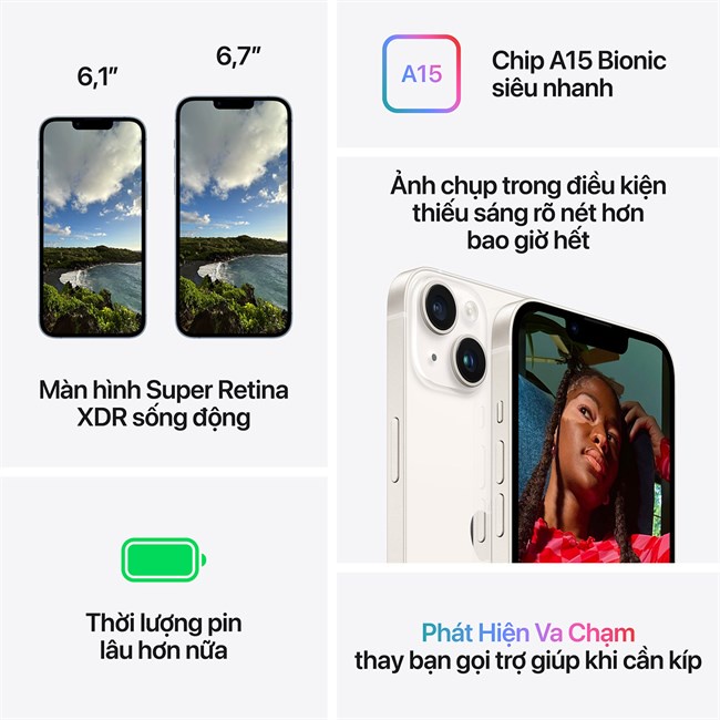 Apple iPhone 14 128GB VN/A- Hàng Chính Hãng