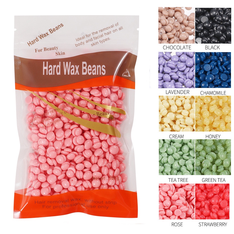 Sáp wax lông hạt đậu hard wax bean 100g