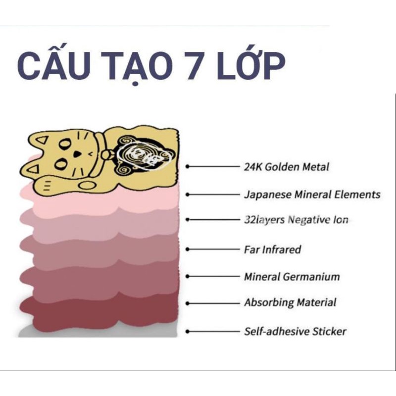 Chip Dán Triệt Sóng Điện Từ Hitoki Chống Teo Não từ Điện Thoại Ipad Laptop Nội địa Nhật Bản