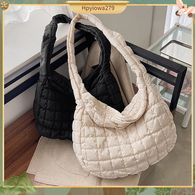 Có thể bán buôn Túi đeo vai dung tích lớn Phong cách  đơn giản nhẹ nhàng thiết kế xếp ly Messenger để sử dụng hàng ngày Đi du lịch mua sắm Ilikebag Hàng giao ngay