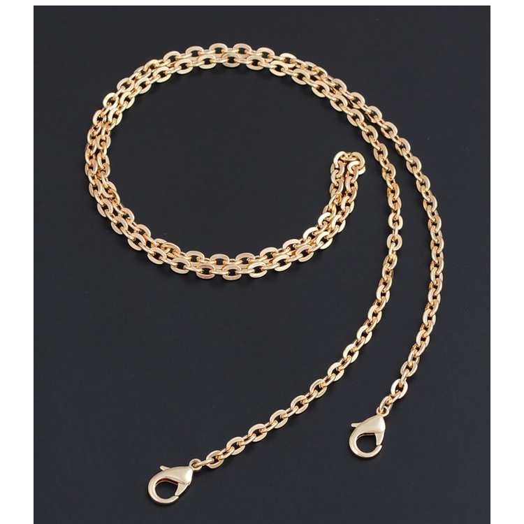 Dây túi xách thay thế, dây xích túi xách Tobun Fashion khoá tôm hùm chiều dài 20cm, 100cm và 120cm