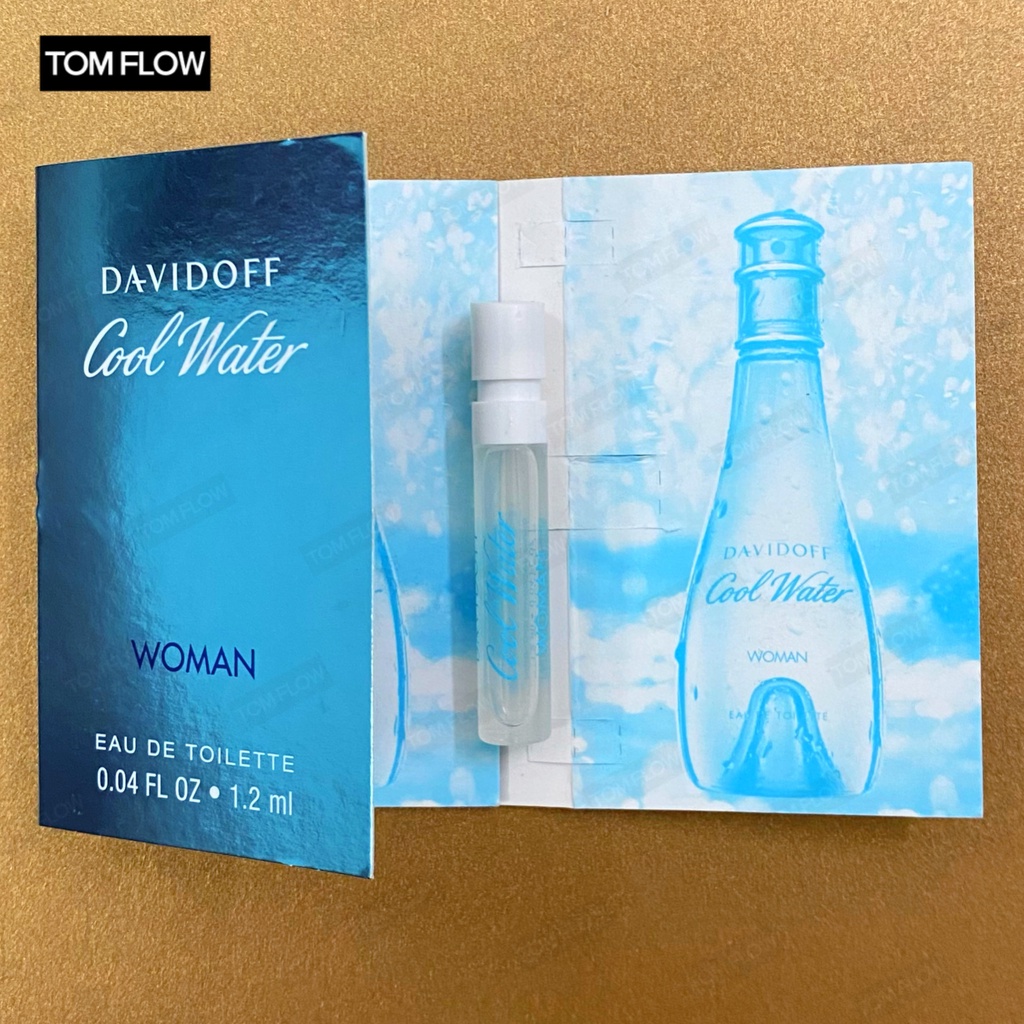 Vial Mẫu Thử Nước Hoa - Davidoff Cool Water Woman 1.2ML | TOMFLOW - Nước Hoa Chính Hãng