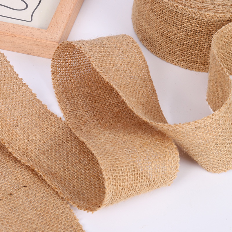 Ruybang  vải bố làm nơ ghế trang trí, đồ handmade kích thước 5cm