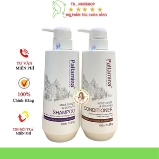 Dầu Gội Xả pallamina keratin 400ml – 1000ml kiềm dầu, sạch gàu, phục hồi mềm mượt, ngăn gẫy rụng tóc